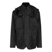 Barbour Klassisk vaxjacka för utomhusaktiviteter Black, Herr