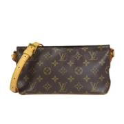 Louis Vuitton Vintage Pre-owned Canvas louis-vuitton-vskor Brown, Dam