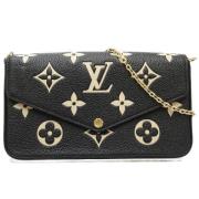 Louis Vuitton Vintage Pre-owned Laeder plnbcker Black, Dam