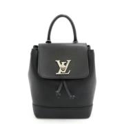 Louis Vuitton Vintage Pre-owned Laeder ryggsckar Black, Dam