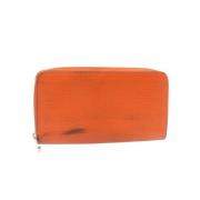 Louis Vuitton Vintage Pre-owned Laeder plnbcker Orange, Dam