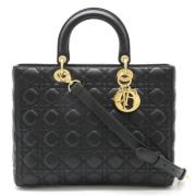 Dior Vintage Pre-owned Laeder dior-vskor Black, Dam