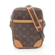 Louis Vuitton Vintage Pre-owned Canvas crossbodyvskor Brown, Dam