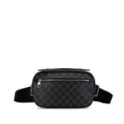 Louis Vuitton Vintage Pre-owned Canvas crossbodyvskor Black, Dam