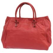 Balenciaga Vintage Pre-owned Laeder balenciaga-vskor Red, Dam