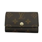 Louis Vuitton Vintage Pre-owned Tyg nyckelhllare Brown, Dam