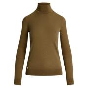 Ralph Lauren Silk Blend Turtleneck Sweater Brown, Dam