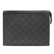 Louis Vuitton Vintage Pre-owned Canvas kuvertvskor Black, Dam