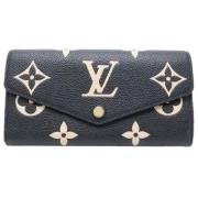 Louis Vuitton Vintage Pre-owned Laeder plnbcker Black, Dam