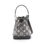 Louis Vuitton Vintage Pre-owned Canvas handvskor Gray, Dam