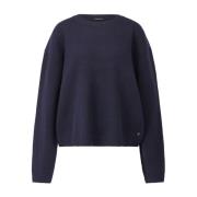 True Religion Oversized Ulltröja Blue, Dam