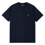 Carhartt Wip Guldlogga Bomull T-shirt Chase Blue, Herr