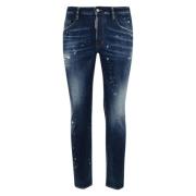 Dsquared2 Slim Fit Denim Byxor Blue, Herr