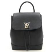 Louis Vuitton Vintage Pre-owned Laeder ryggsckar Black, Dam