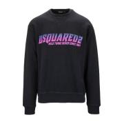 Dsquared2 Herr Pullover Sweatshirt Black, Herr