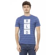 Baldinini Bl Bomull Herr Trend T-shirt Blue, Herr