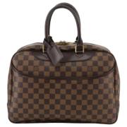 Louis Vuitton Vintage Pre-owned Canvas louis-vuitton-vskor Brown, Dam