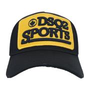 Dsquared2 Basebollkeps med Spänne och Kontrastlogo Black, Unisex