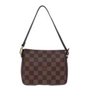 Louis Vuitton Vintage Pre-owned Canvas axelremsvskor Brown, Dam