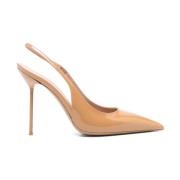 Paris Texas Elegant Slingback Sandaler Beige, Dam