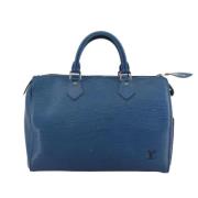 Louis Vuitton Vintage Pre-owned Laeder louis-vuitton-vskor Blue, Dam