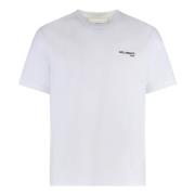 Axel Arigato Bomull Crew-neck T-shirt White, Herr