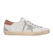 Golden Goose Super-Star Low-Top Sneakers White, Herr