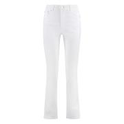 Lois Straight-leg jeans med metall detaljer White, Dam