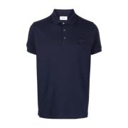 Bally Blå Ekologisk Bomull Polo Tröja Blue, Herr