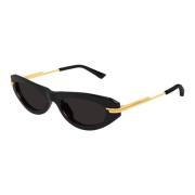 Bottega Veneta Bv1368S 001 Sunglasses Black, Dam