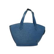 Louis Vuitton Vintage Pre-owned Tyg louis-vuitton-vskor Blue, Dam