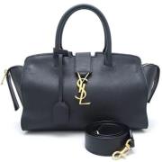 Yves Saint Laurent Vintage Pre-owned Laeder handvskor Black, Dam