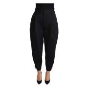 Dolce & Gabbana Wide Trousers Black, Dam