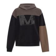 MM6 Maison Margiela Tröja i lätt, oborstad jersey Black, Herr