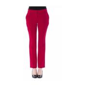 Byblos Fuchsia Slim Fit Byxor Pink, Dam