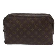 Louis Vuitton Vintage Pre-owned Canvas kuvertvskor Brown, Dam