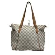 Louis Vuitton Vintage Pre-owned Canvas totevskor White, Dam