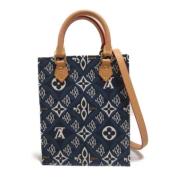 Louis Vuitton Vintage Pre-owned Laeder louis-vuitton-vskor Blue, Dam