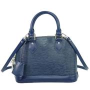 Louis Vuitton Vintage Pre-owned Laeder handvskor Blue, Dam