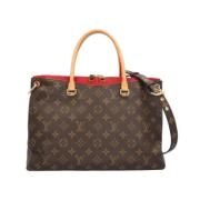 Louis Vuitton Vintage Pre-owned Canvas louis-vuitton-vskor Brown, Dam