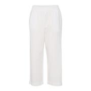 Kaffe Wide Trousers White, Dam