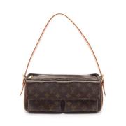 Louis Vuitton Vintage Pre-owned Canvas crossbodyvskor Brown, Dam