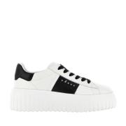 Hogan Vita Sneakers med Sidoband White, Herr