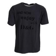 Dolce & Gabbana T-Shirts Black, Herr