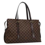 Louis Vuitton Vintage Pre-owned Canvas louis-vuitton-vskor Brown, Dam