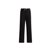 Roberto Cavalli Tiger Tooth Straight-Leg Sweatpants Black, Herr