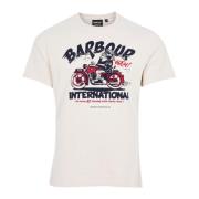 Barbour Legendarisk A7 Vintage Logo T-shirt Beige, Herr