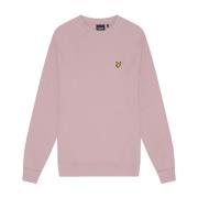 Lyle & Scott Mellanskikt Oversized Crew Neck Sweatshirt Purple, Herr