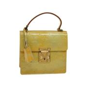 Louis Vuitton Vintage Pre-owned Canvas handvskor Yellow, Dam