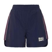 Ball Sportiga Track Shorts med Ränder Blue, Dam